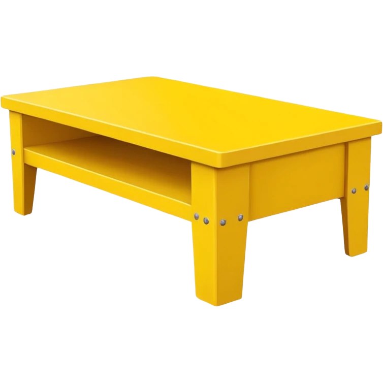 yellow coffe table
 emoji