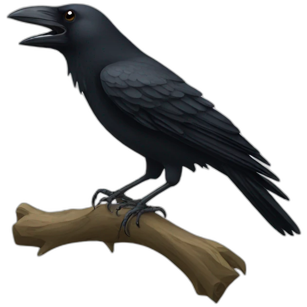 Crow emoji