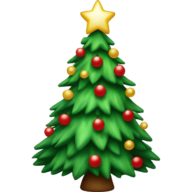 Christmas tree emoji
