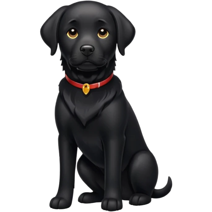 Black Labrador emoji