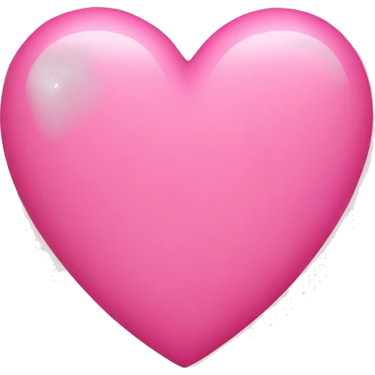 Pink heart  emoji