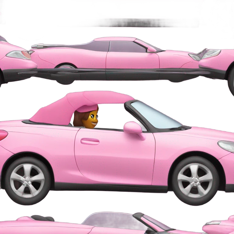 Barbie car emoji