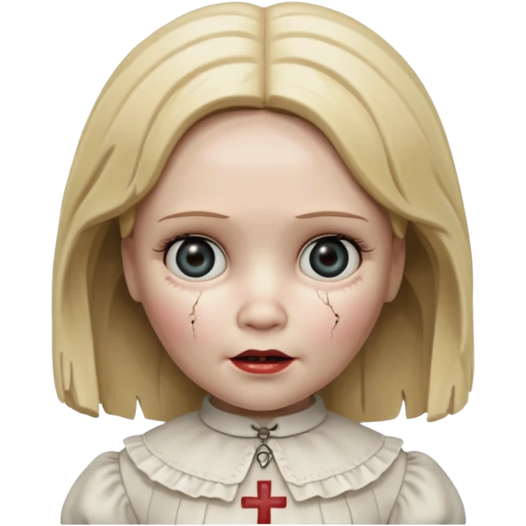 Annabelle doll from The Conjuring movie emoji