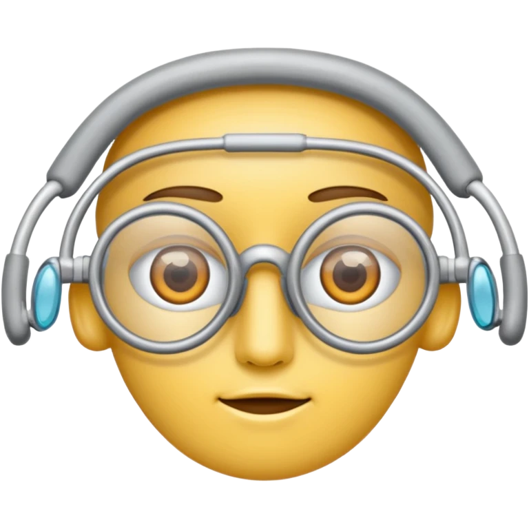 oculos de grau e um medico emoji