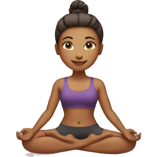 Yoga girl emoji