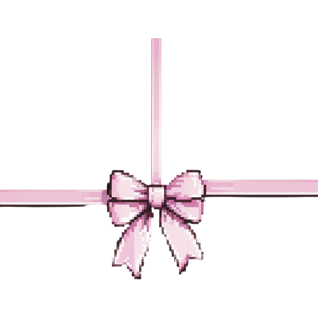 parchment tied with a pastel pink bow emoji