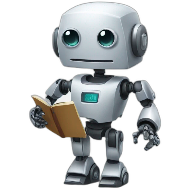 robot as a teacher emoji
