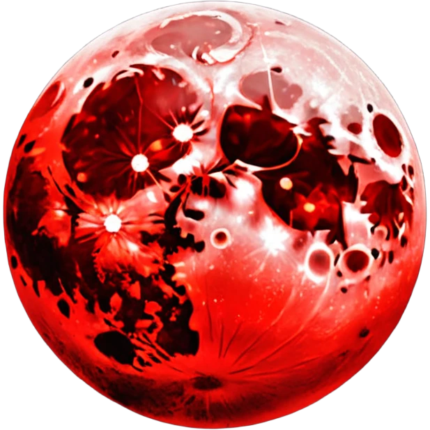 Blood Moon (An Red Moon) emoji