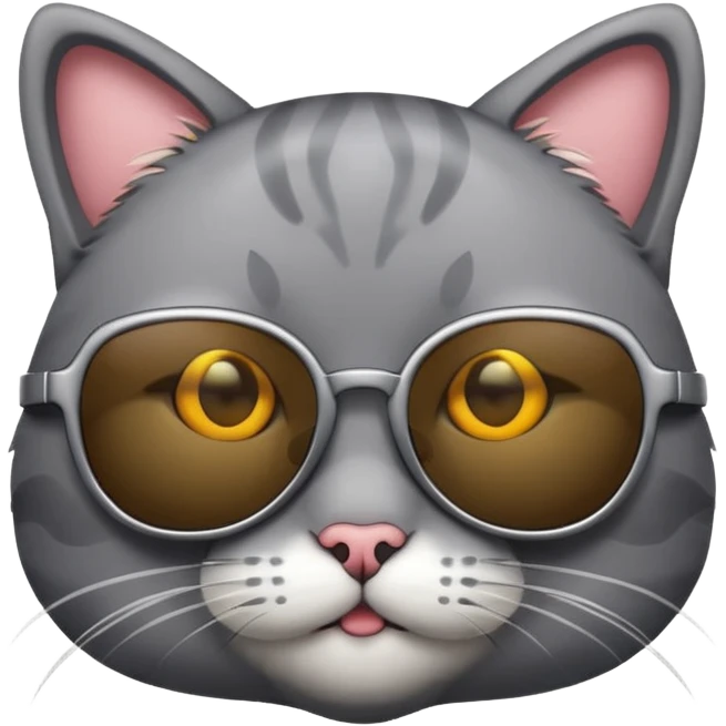 Cat wearing sunglasses emoji