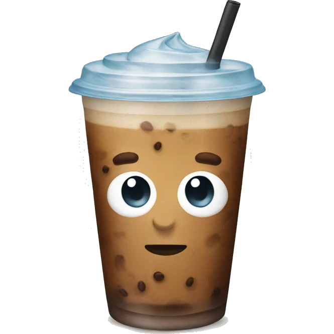 Ice coffee  emoji
