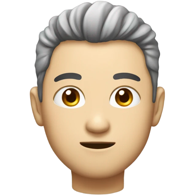 Criar personagem masculino japones com olhos bem puxados, e cabelo curto  emoji