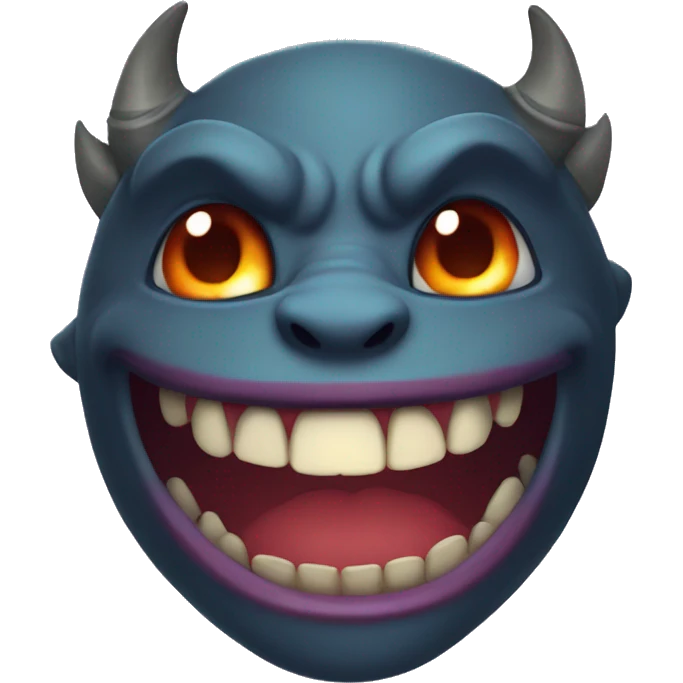 toothy demon emoji