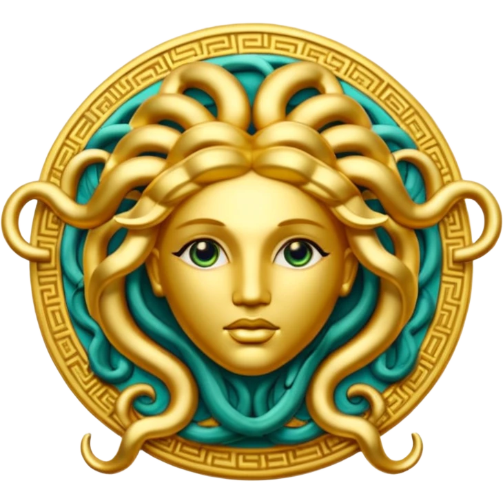 Medusa Versace logo emoji