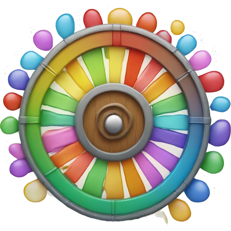 Colorful Wheel of Fortyna emoji