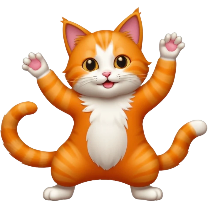Dans eden kedi emoji