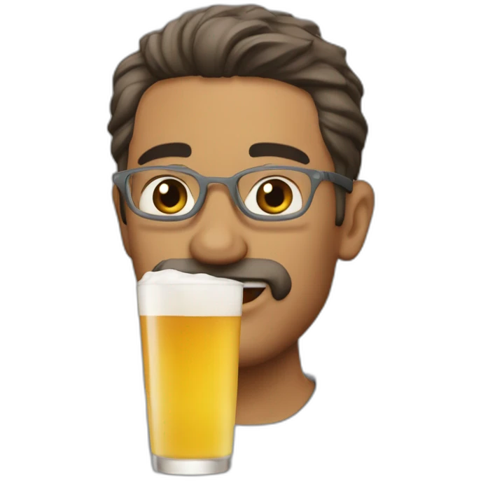 Ivan drinks chacha in Georgia emoji