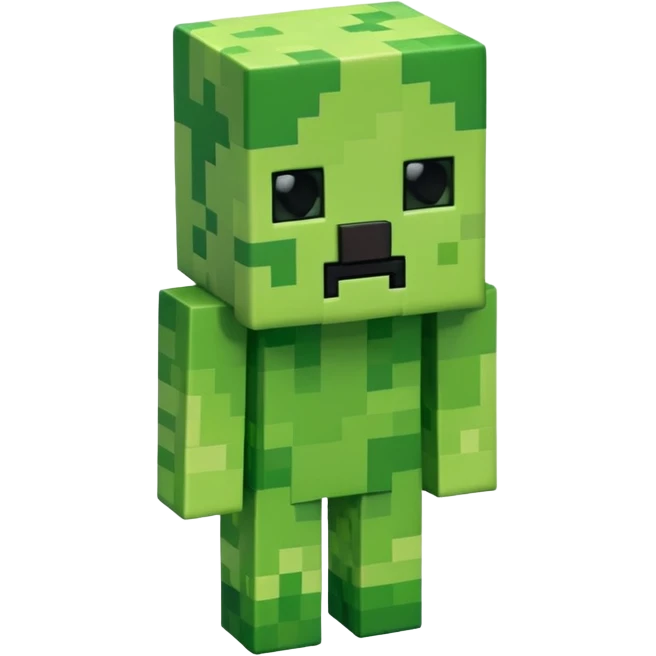 A Minecraft creeper emoji