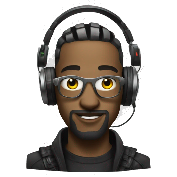 cyberpunk DJ emoji