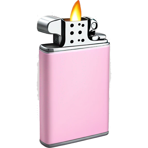 light pink lighter emoji