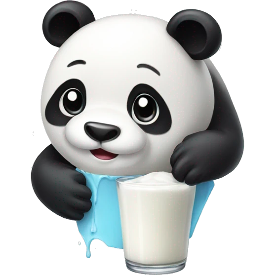 panda milk emoji