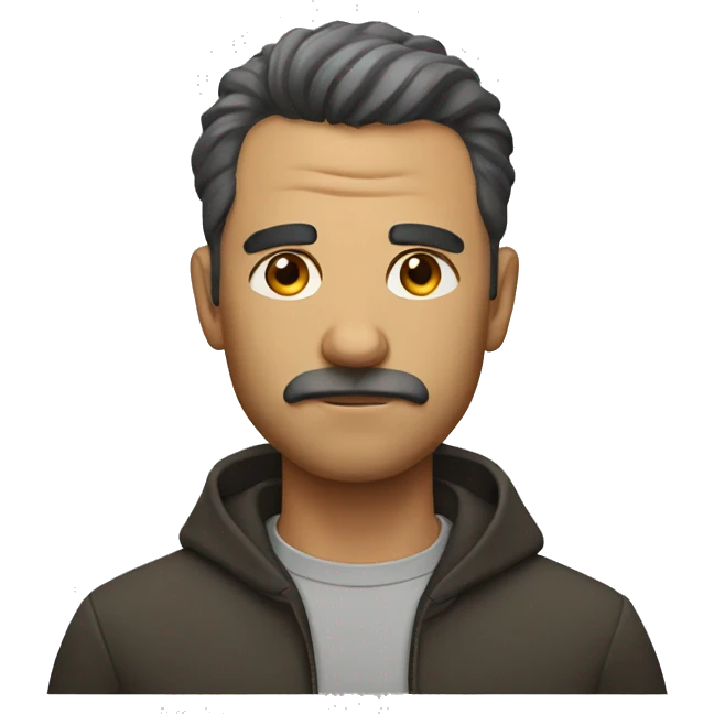 serious man emoji