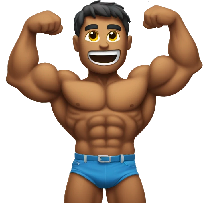 flexed muscles emoji