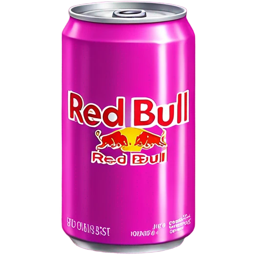 Pink Red Bull  emoji