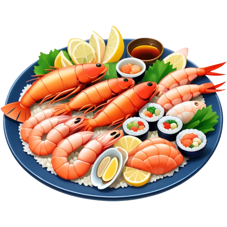 Japanese meals of seafood emoji
