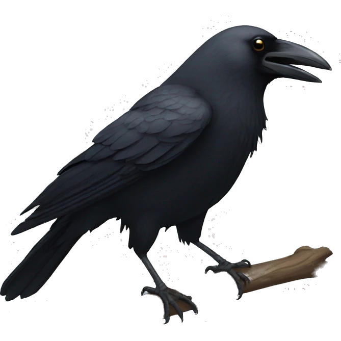 Crow emoji