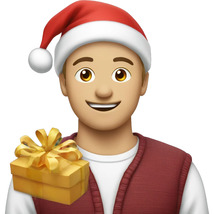Weihnachtsplätzchwb mit bunten Streuseln  emoji