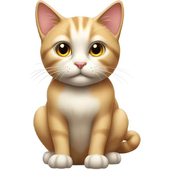 Judging cat emoji