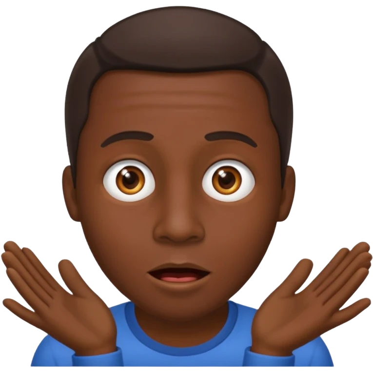 homme créole réunionnais  étonné  emoji