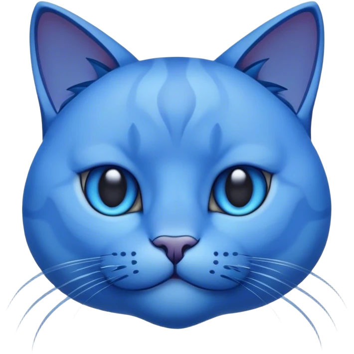 text that says bluecat and surrounds it with images of bluecats emoji