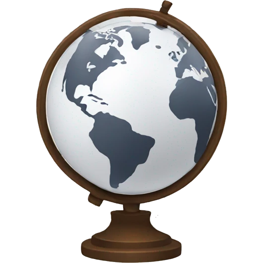 White globe emoji