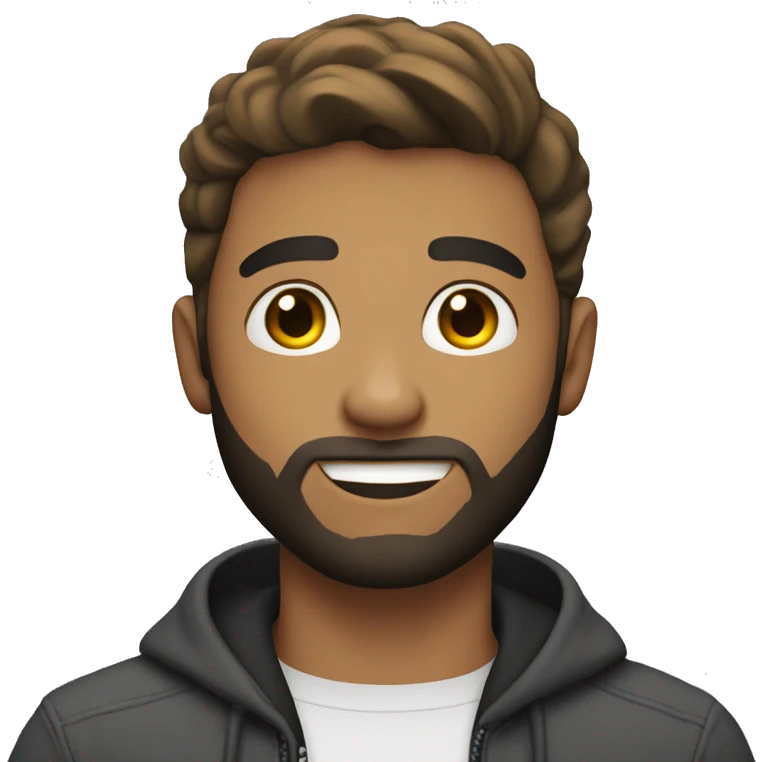22 year old handsome bearded guy fair complexion emoji