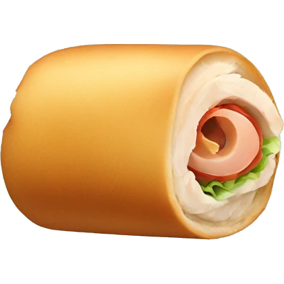 chicken roll emoji