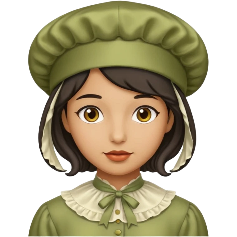 Silk Bonnet emoji olive skin modern clothes  emoji