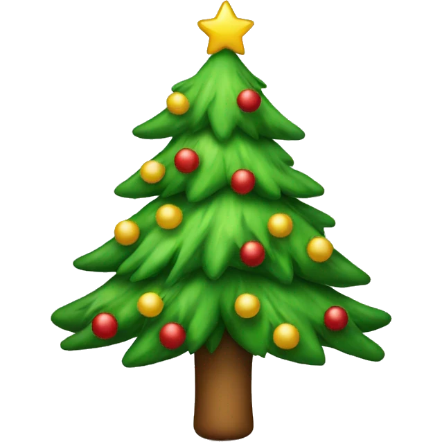 cute christmas tree  emoji