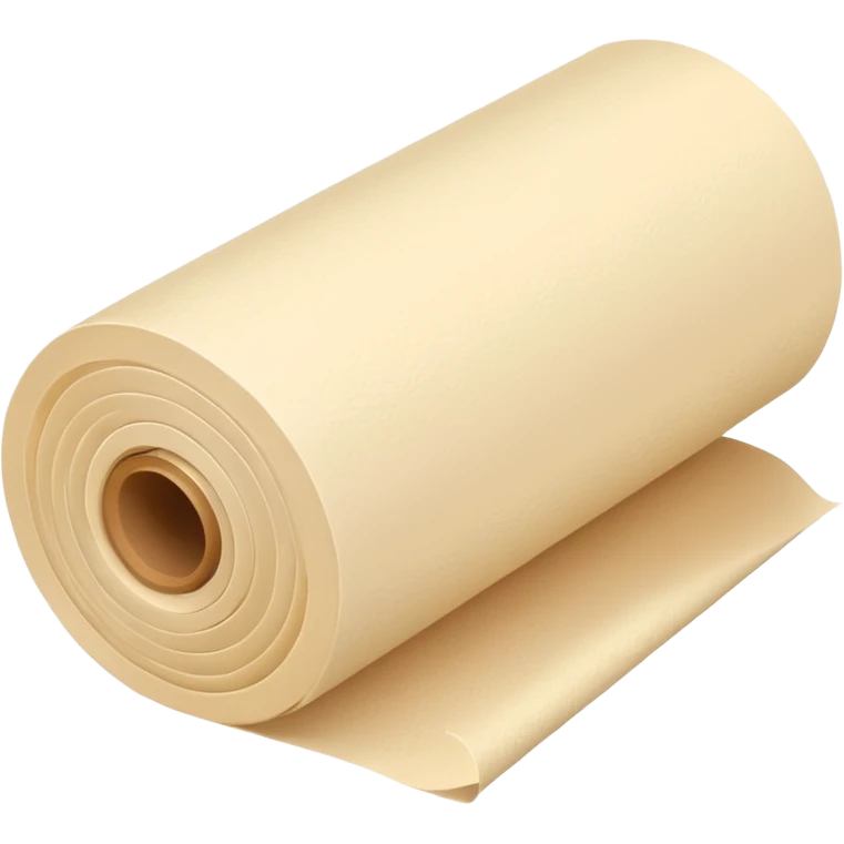 A roll of plain wallpaper  emoji