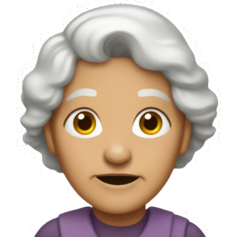 old woman emoji
