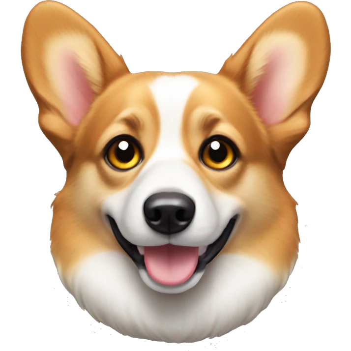 Welsh corgi pembroke with cute eyes  emoji