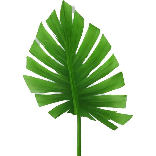 Palm tree leaf emoji