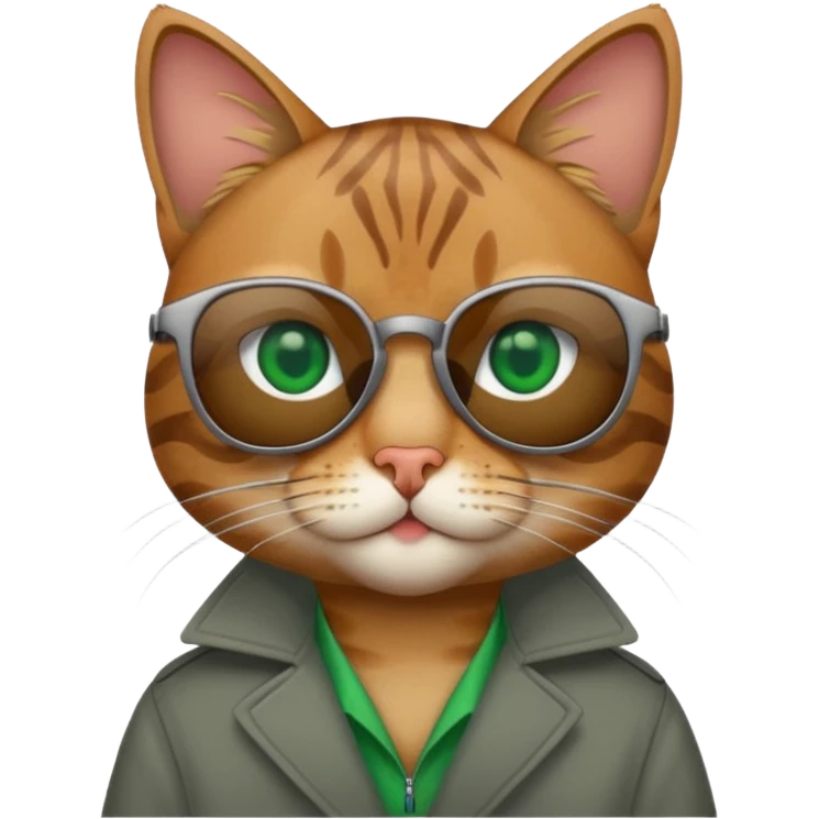 Cat wearing sunglasses emoji