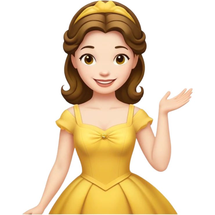 Belle princess emoji