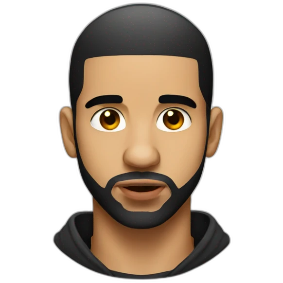 Drake with bleeding nose emoji