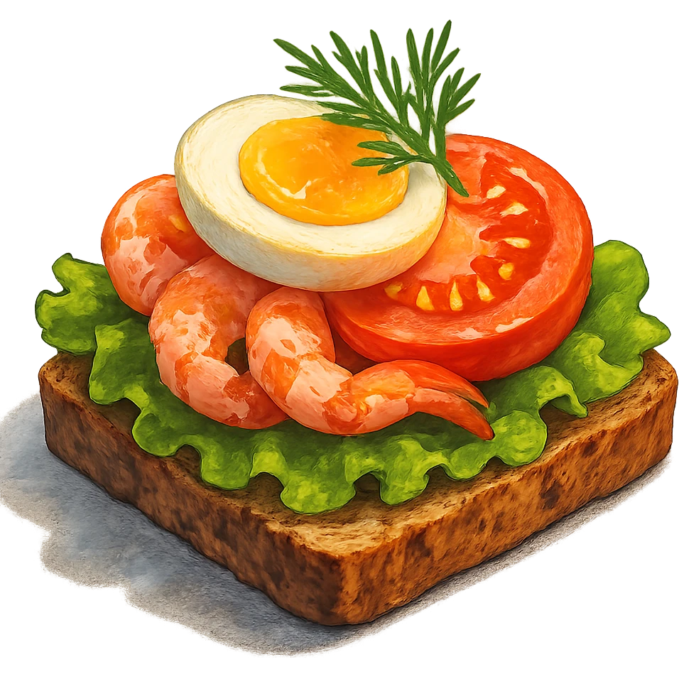 В слега рисованном, но при этом ярком и объемном стиле сгенерируй картинку сочного смёрребрёда, профессионально выставленный свет, который подчеркивает объем, прозрачный фон emoji