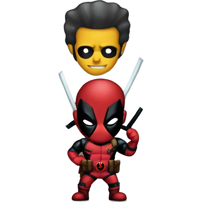 Deadpool and wolverine emoji