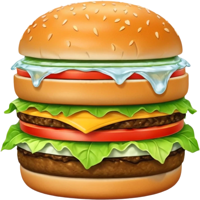 iceberg salad cut for burger emoji