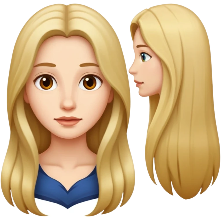 Woman wit long hair  emoji