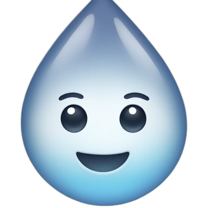 White Water Drop emoji